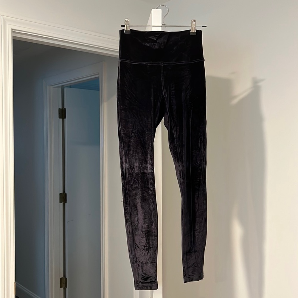 Lululemon Black Velvet Leggings